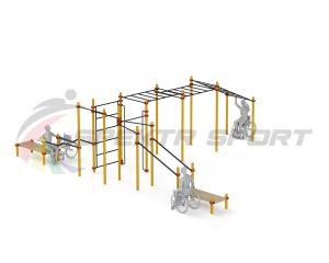 Купить Спортивный комплекс для инвалидов-колясочников WRK-D23_76mm в Гусиноозёрске 