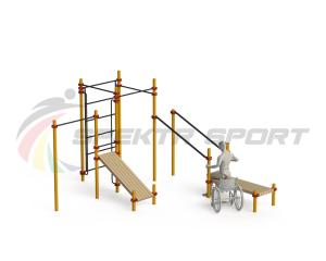 Купить Спортивный комплекс для инвалидов-колясочников WRK-D20_76mm в Гусиноозёрске 